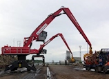 Material Handler working in the field